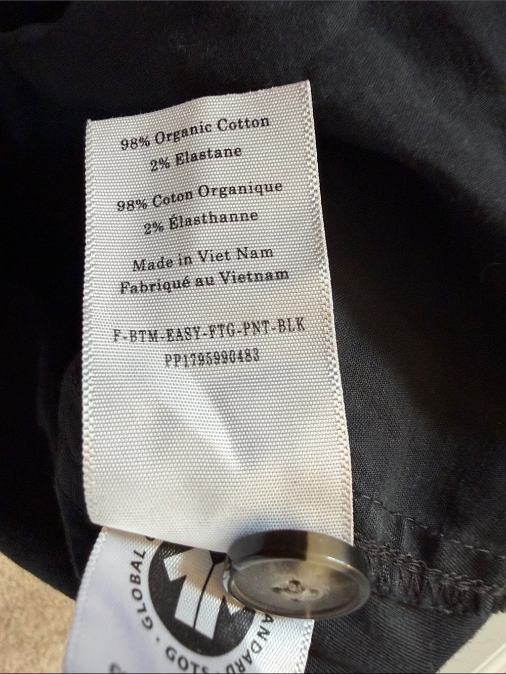Everlane Women's The Fatigue Barrel Pant Black Slim Cotton Size 8 - Picture 12 of 12